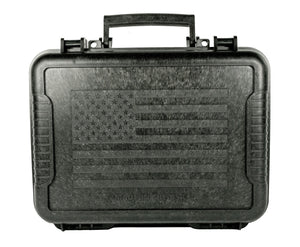 USA Flag Hard Side Handgun & Accessory Case